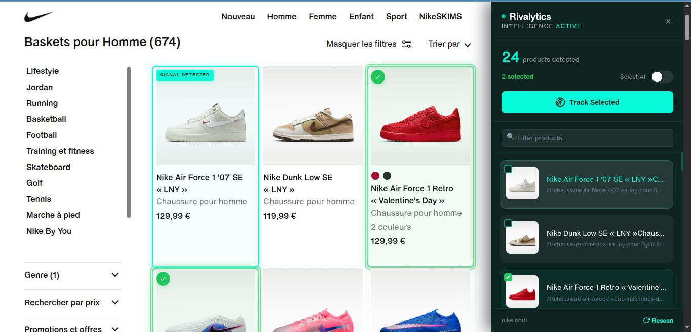 Rivalytics Browser Extension